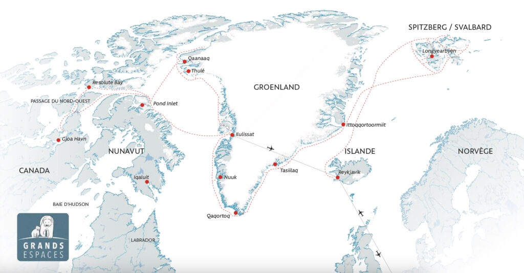 Carte Odyssée arctique